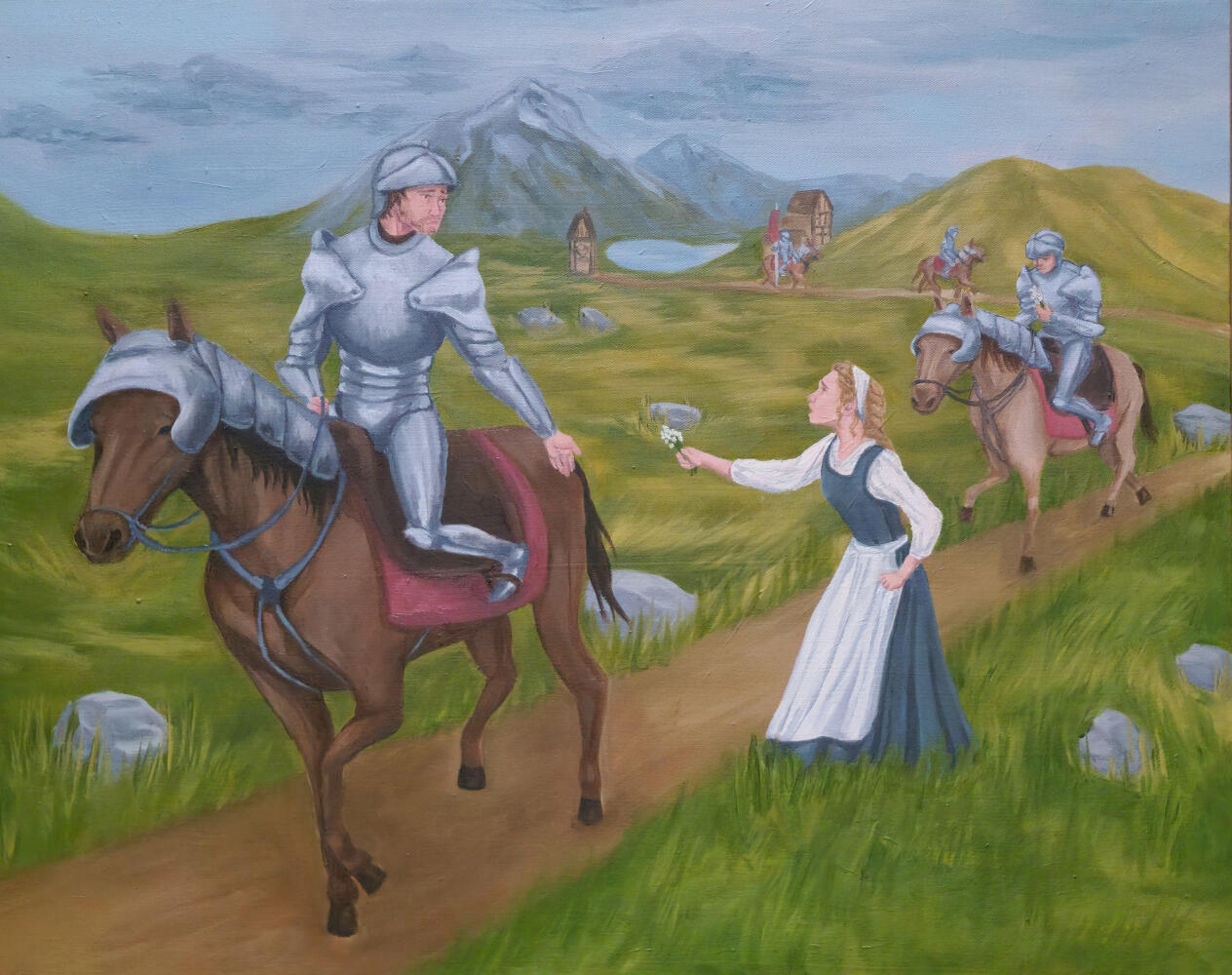 Goodbyes. Oil on canvas Goodbyes. Oil on canvas