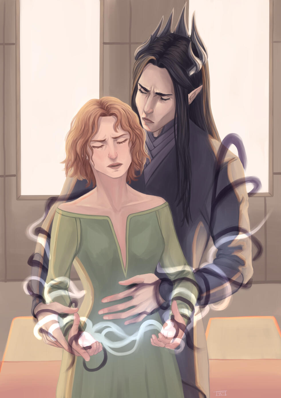 Eldas and Luella from A Deal with the Elf King by Elise Kova. Officially licensed prints available on Etsy. Eldas and Luella from A Deal with the Elf King by Elise Kova. Officially licensed prints available on Etsy.