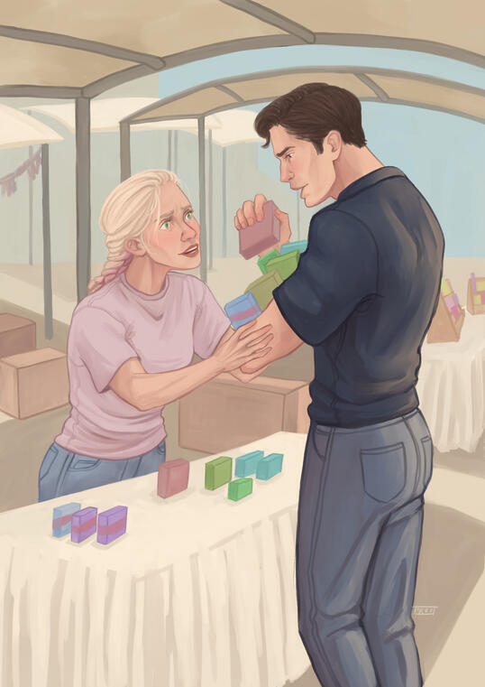 Dean and Eliza from Have A Heart by Genny Garrick. Digital.