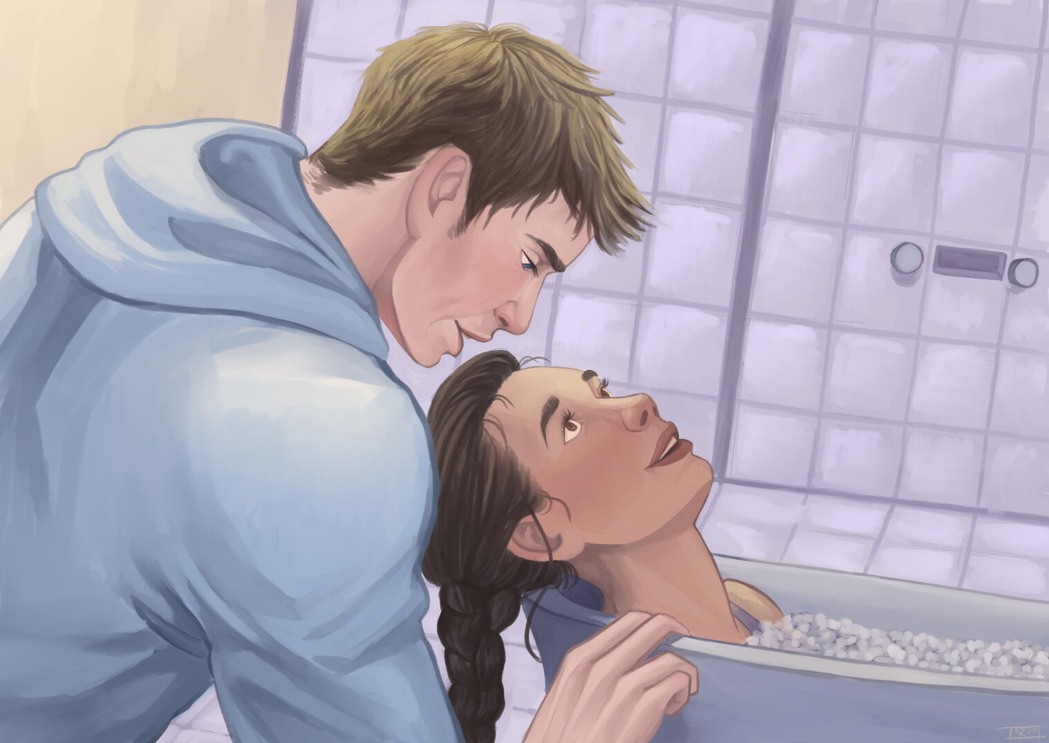 Max and Luz from Faceoff by Mari Loyal, Digital Max and Luz from Faceoff by Mari Loyal, Digital