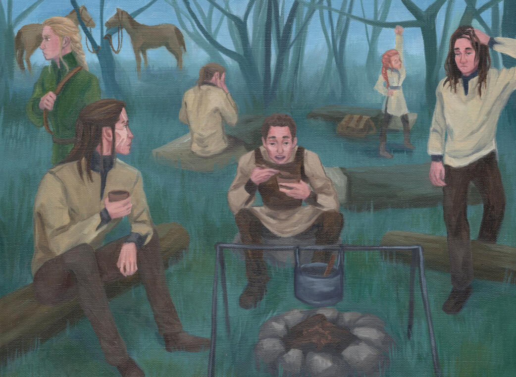 The Morning Before, Oil on Canvas